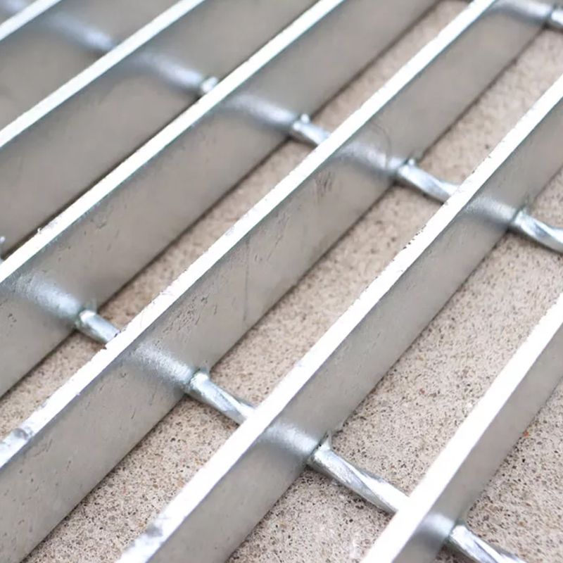 Heavy Duty Galvanized Metal Serrated Drainage Covers Steel Grating Drain Grate