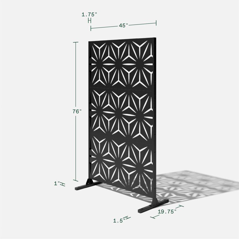 Decorative Laser Cut Privacy Fencing Panel